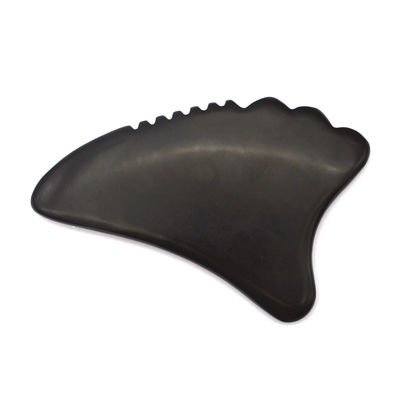 Full-body Massage Area Authentic Black Eco-friendly Face Gua Sha Tool Facial Massager 105*77mm 114*74mm 2 Pcs AKBS-030