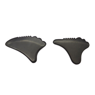Full-body Massage Area Authentic Black Eco-friendly Face Gua Sha Tool Facial Massager 105*77mm 114*74mm 2 Pcs AKBS-030