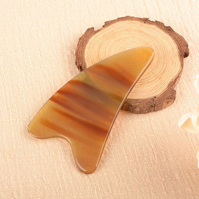 OEM/ODM Acceptable Ox Horn Guasha Massage Tool for Facial and Body Natural Gua Sha Stone Tool