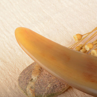 OEM/ODM Acceptable Ox Horn Guasha Massage Tool for Facial and Body Natural Gua Sha Stone Tool