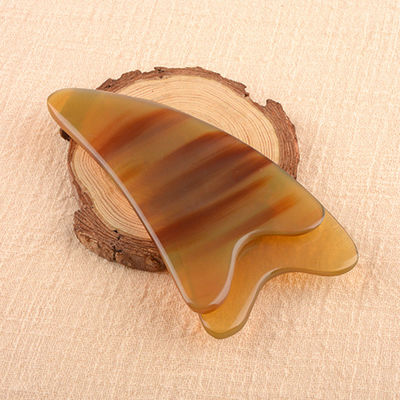 OEM/ODM Acceptable Ox Horn Guasha Massage Tool for Facial and Body Natural Gua Sha Stone Tool
