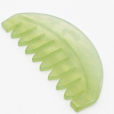 Musical Function 2024 Jade Gua Sha Natural Xiuyan Hair Comb Jade Combs Skincare Tools ABK-90 for Skincare Enthusiasts