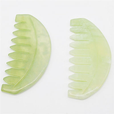 Musical Function 2024 Jade Gua Sha Natural Xiuyan Hair Comb Jade Combs Skincare Tools ABK-90 for Skincare Enthusiasts
