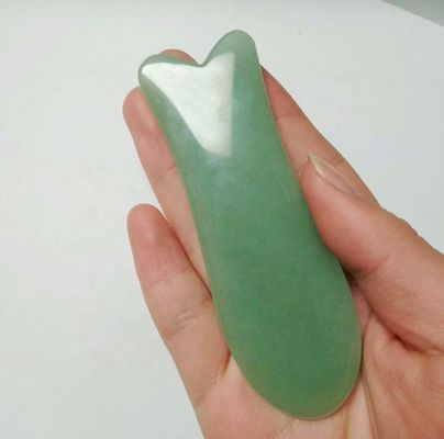 Experience the Healing Properties of Natural Green Aventurine Jade Gua Sha Scraping Massage for Body Massager