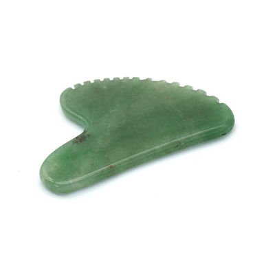 Heart Shape Green Aventurine Guasha Massager 100% Natural Jade Aventurine Gua Sha With Private Label