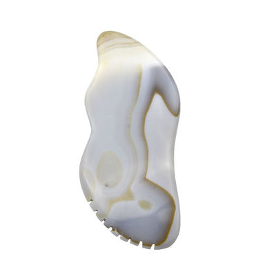 7.5*6.5cm Natural Grey Agate Gua Sha Tools for Scraping Massage Massager Properties