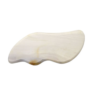 7.5*6.5cm Natural Grey Agate Gua Sha Tools for Scraping Massage Massager Properties