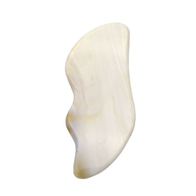 7.5*6.5cm Natural Grey Agate Gua Sha Tools for Scraping Massage Massager Properties