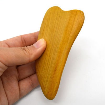 Natural Wood Gua Sha Tool for Facial Scraping Massage Manual-Wired Control Facial Massager Wooden Board Scraping