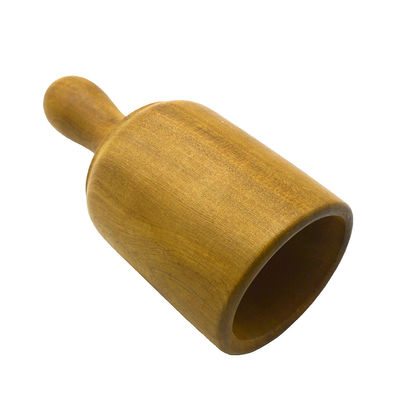 Yellow Wooden Guasha Massage Cupping Set Wood Threapy Gua Sha Body Tools Wooden Health Massager Tools with Musical Function
