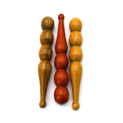 Properties Massager Wooden Hand-Held Acupressure Massage Pen-Manual Facial Reflexology Tool for Deep Tissue Relaxation