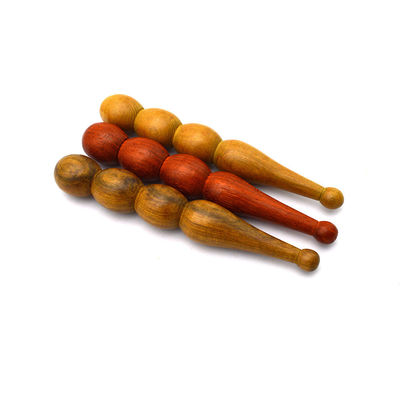 Properties Massager Wooden Hand-Held Acupressure Massage Pen-Manual Facial Reflexology Tool for Deep Tissue Relaxation