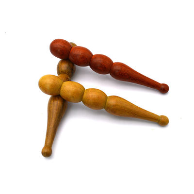 Properties Massager Wooden Hand-Held Acupressure Massage Pen-Manual Facial Reflexology Tool for Deep Tissue Relaxation
