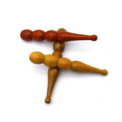 Properties Massager Wooden Hand-Held Acupressure Massage Pen-Manual Facial Reflexology Tool for Deep Tissue Relaxation