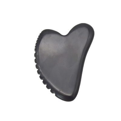 Natural Jade Stone Gua Sha Board for Scraping Massage on Face and Body Black Guasha Stone Tool