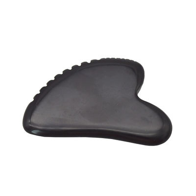 Natural Jade Stone Gua Sha Board for Scraping Massage on Face and Body Black Guasha Stone Tool