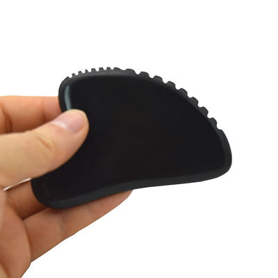 Natural Jade Stone Gua Sha Board for Scraping Massage on Face and Body Black Guasha Stone Tool