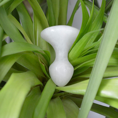 Logo Customized White Jade Gua Sha Massage Tool for Face and Neck Pain Relief Massage Stone