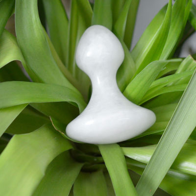 Logo Customized White Jade Gua Sha Massage Tool for Face and Neck Pain Relief Massage Stone