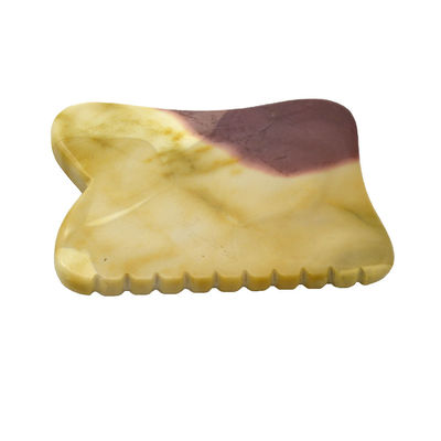 Black 7*5.5*0.5cm Rhodonite or Mookaite Jade Gua sha board guasha Stone Scraping Guasha Massage Tools for face care