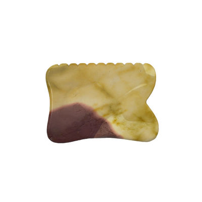 Black 7*5.5*0.5cm Rhodonite or Mookaite Jade Gua sha board guasha Stone Scraping Guasha Massage Tools for face care