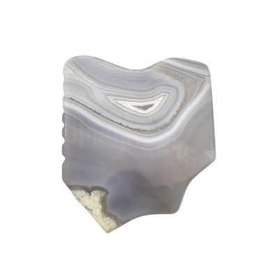 Body Health Care Grey Striped Agate Jade Gua Sha Stone Guasha Board Custom Massage Scraping Therapy Tool for Face and Body