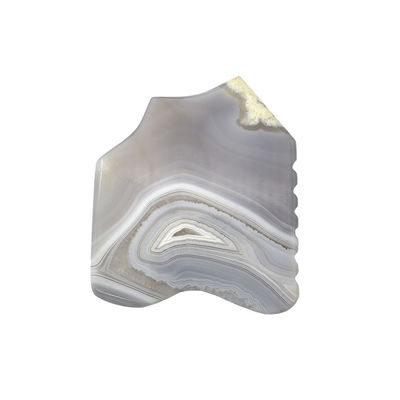 Body Health Care Grey Striped Agate Jade Gua Sha Stone Guasha Board Custom Massage Scraping Therapy Tool for Face and Body