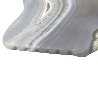Body Health Care Grey Striped Agate Jade Gua Sha Stone Guasha Board Custom Massage Scraping Therapy Tool for Face and Body