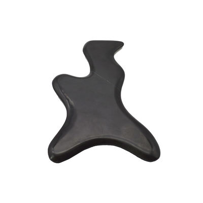 Black Large Bian Stone Gua Sha Lymphatic Drainage Massage Tool for Neck Back Shoulder Waist Buttock Body Therapy Massager Tools
