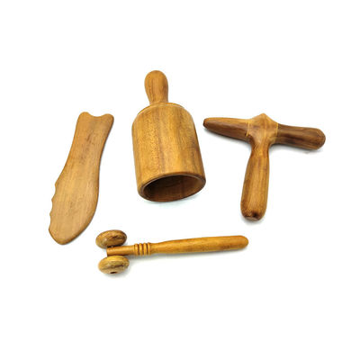 Massage Hammer Wooden Gua Sha Scraping Massage Guasha Tools Traditional Cupping For Body And Wooden Massage Roller