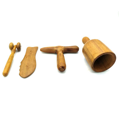 Massage Hammer Wooden Gua Sha Scraping Massage Guasha Tools Traditional Cupping For Body And Wooden Massage Roller