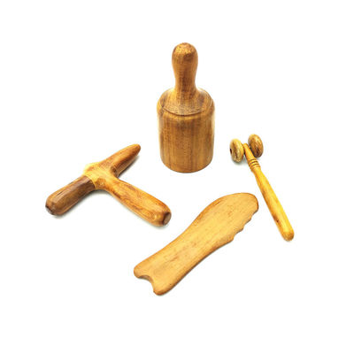 Massage Hammer Wooden Gua Sha Scraping Massage Guasha Tools Traditional Cupping For Body And Wooden Massage Roller