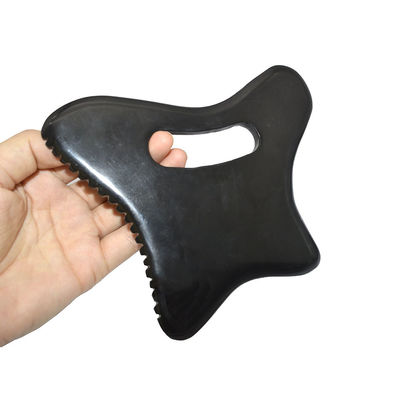 BODY Massager with 2024 Large Size Black Bian Stone Gua Sha Stones and Product Size 165*140*50mm