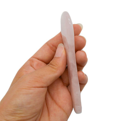 2024 Products Trending Rose Quartz Stick Stone Gua Sha Pen for Eye and Face Natural Jade Health Care