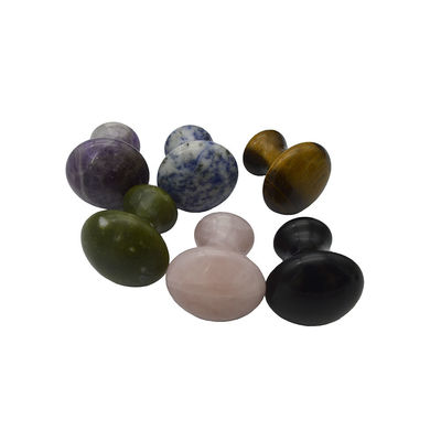40mm Height 30mm Diameter Rose Quartz Mushroom Shaped Gua Sha Massage Stones