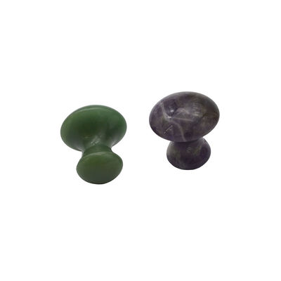 40mm Height 30mm Diameter Rose Quartz Mushroom Shaped Gua Sha Massage Stones
