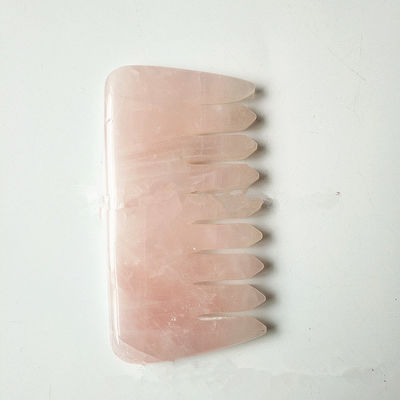 Natural Rose Quartz Gua Sha Scraping Massage Tool for Therapy Mode No abk-140 OEM ODM Acceptable