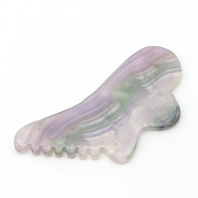 Personal Health Care 95*45mm Colorful Fluorite Gua Sha For Facial And Body Skin Massage Tool For SPA Acupuncture Treatment