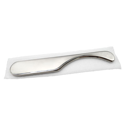 15.5*2.5cm Silver Gua ShaScraping Massage Board Body Guasha Massage Tool Stainless Steel Scraping Tools for Pain Relief