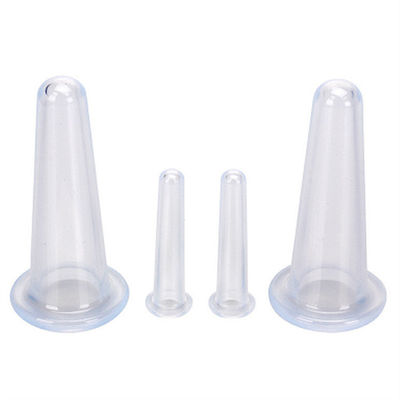 Facial Cupping Therapy Set 4 in 1 Silicone Cups for Chinese Medicine Apparatus and Eco-Friendly