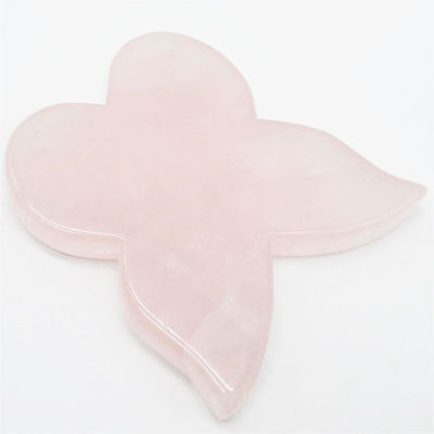 The Better Natural Rose Quartz Guasha Tools for Massager Butterfly Guasha Body Massager OEM ODM