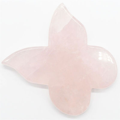 The Better Natural Rose Quartz Guasha Tools for Massager Butterfly Guasha Body Massager OEM ODM