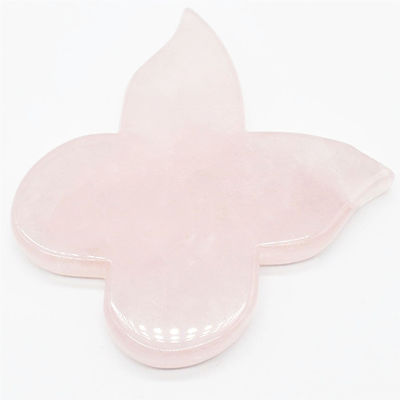 The Better Natural Rose Quartz Guasha Tools for Massager Butterfly Guasha Body Massager OEM ODM
