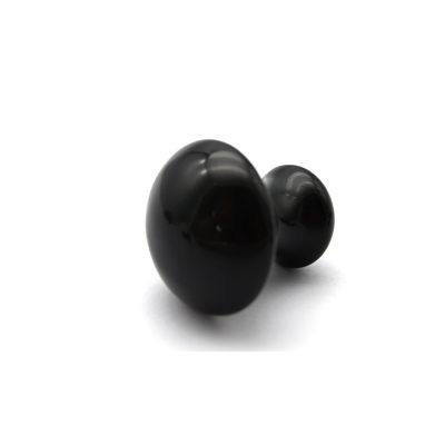 2024 Natural Black Obsidian Mushroom Guasha Beauty Massage Gua Sha Stone For Face Body Mode No ABK-59