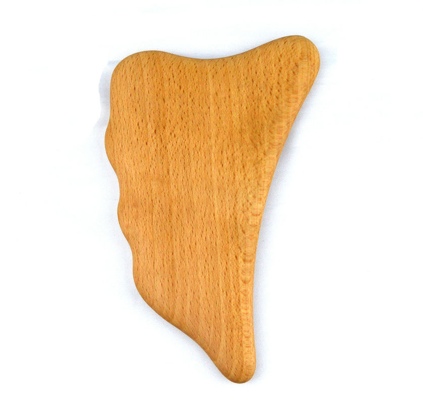 Custom Logo Wooden Gua Sha Massager Body Massage Tool for Self Skin Care Spa Facial Lifting Beauty
