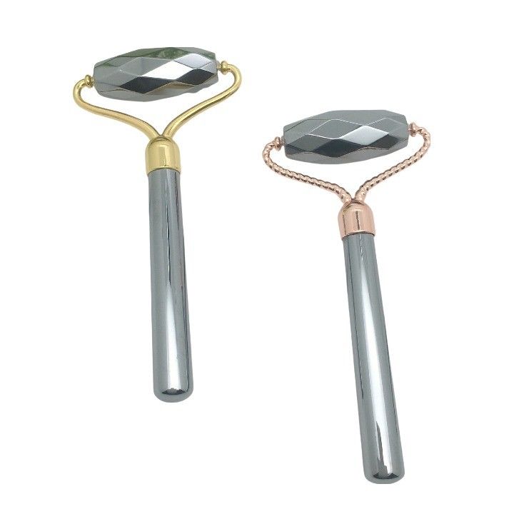 Customized Logo Availabled Terahertz Healing Therapy Scraping Terahertz Guasha Stone Face Massage V face Guasha Roller