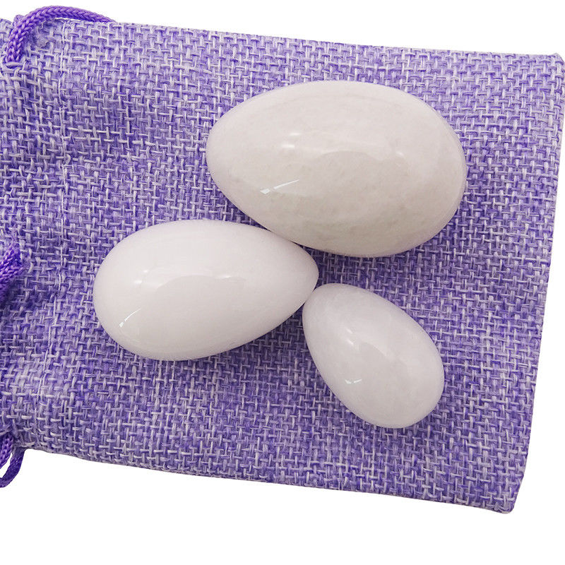 Sex Products Jade Stone Egg for Women Kegel Exercise Natural White Jade Yoni Egg