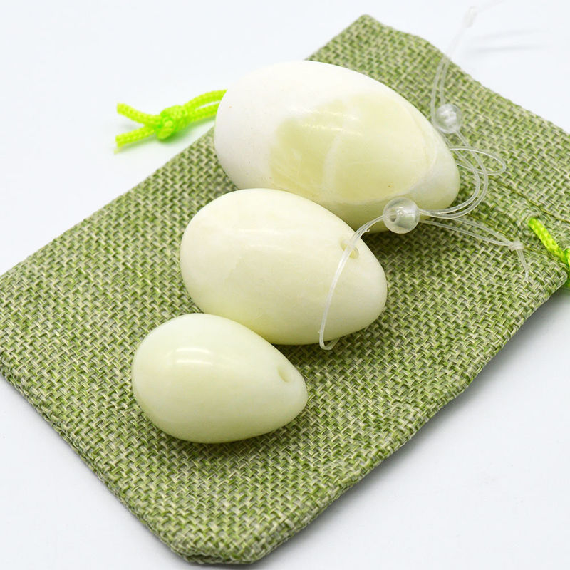 2017 Best Seller Technique-Polished Xiuyan Jade Yoni Eggs for Kegel Weight Training