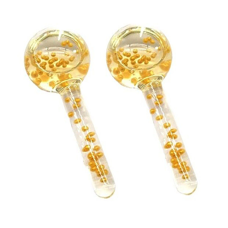 Experience the Refreshing Sensation of Cooling Globes and Roe Caviar Essence for Facial Massage
