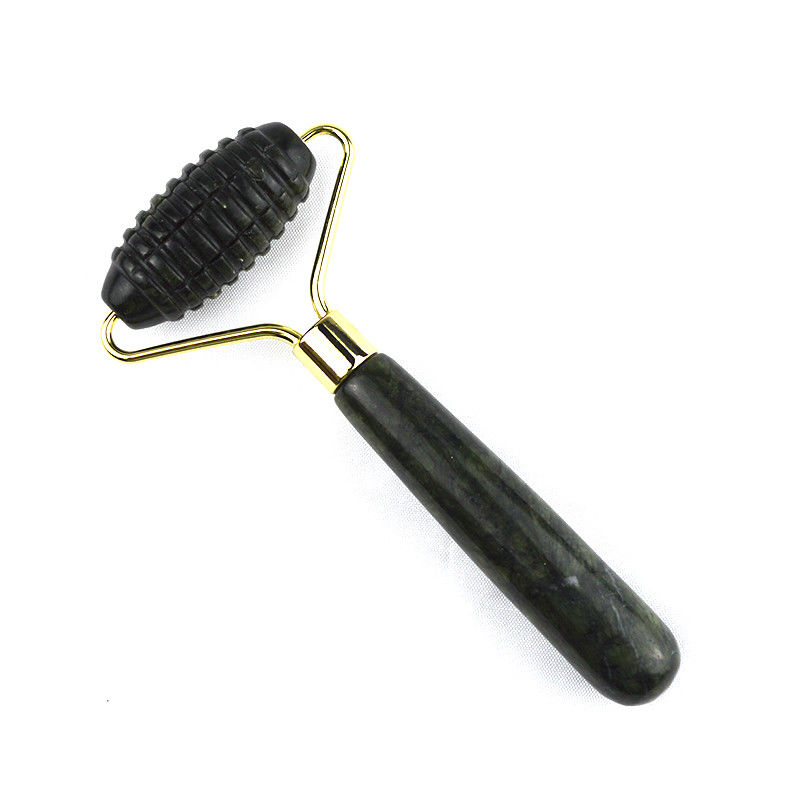 Muscle Massage Function Trending 2024 Arrivals Natural Xiuyan Green Jade Roller Guasha Tools for Face and Eye Massage